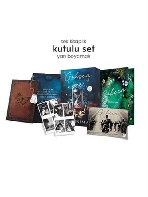 Gökçen 4 - Tek Kitaplık Yan Boyamalı Hediyeli Kutulu Set | Ephesus Yayınları (Ciltli )