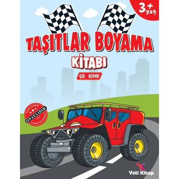 Taşıtlar Boyama Kitabı | Yeti Kitap