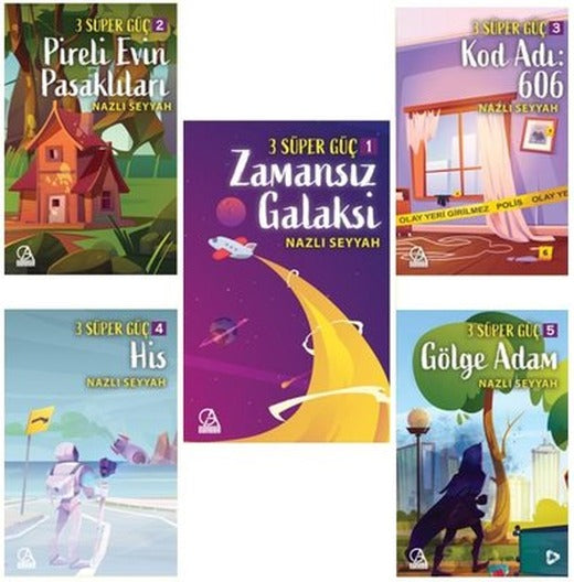 3 Süper Güç Seti - 5 Kitap Takım | Gelecek Atölyesi