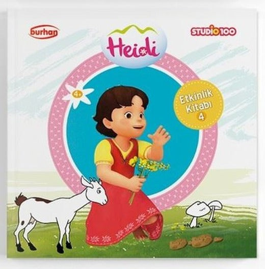 Heidi Etkinlik Kitabı - 4 | Burhan Yayıncılık (İnce Kapak)