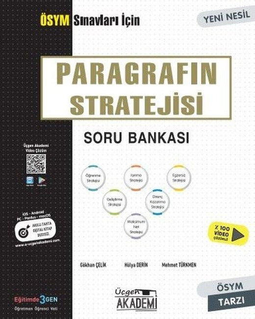 Paragrafın Stratejisi Soru Bankası | Üçgen Akademi (İnce Kapak)