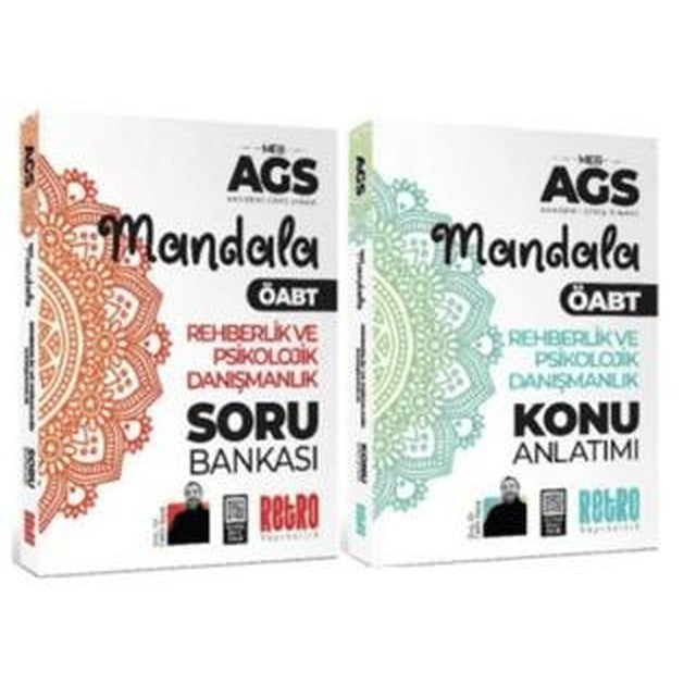 2026 MEB AGS Rehberlik ve Psikolojik Danışmanlık Mandala Konu Anlatımlı - Soru Bankası Seti | Retro Yayıncılık (Ciltsiz)