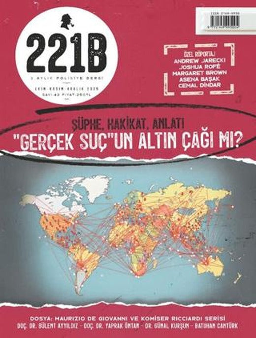 221B Üç Aylık Polisiye Dergi Sayı: 42 Ekim - Kasım - Aralık 2025 | 221B Dergisi (Ciltsiz)