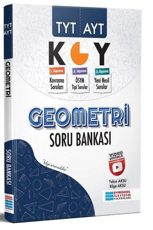 TYT - AYT Geometri Video Çözümlü Soru Bankası | Evrensel İletişim Yayınları (İnce Kapak)