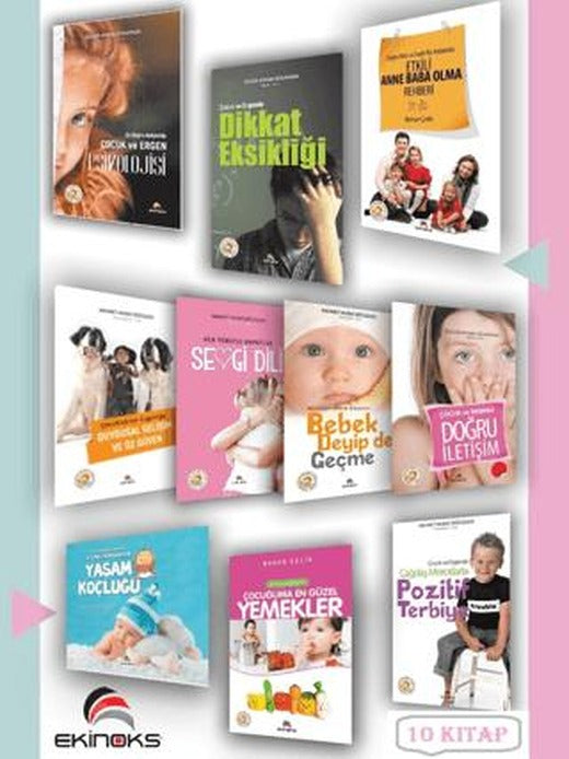 Çocuğumu Büyütüyorum (10 Kitap Takım) - Adım Adım Çocuk ve Ergen Gelişimi