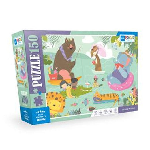 150 Parça - Cute Animals (Sevimli Hayvanlar) | Blue Focus Yayınları
