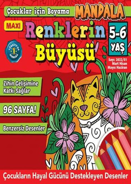 Maxi Mandala Renklerin Büyüsü 2 | Maxi Yayıncılık (Ciltsiz)