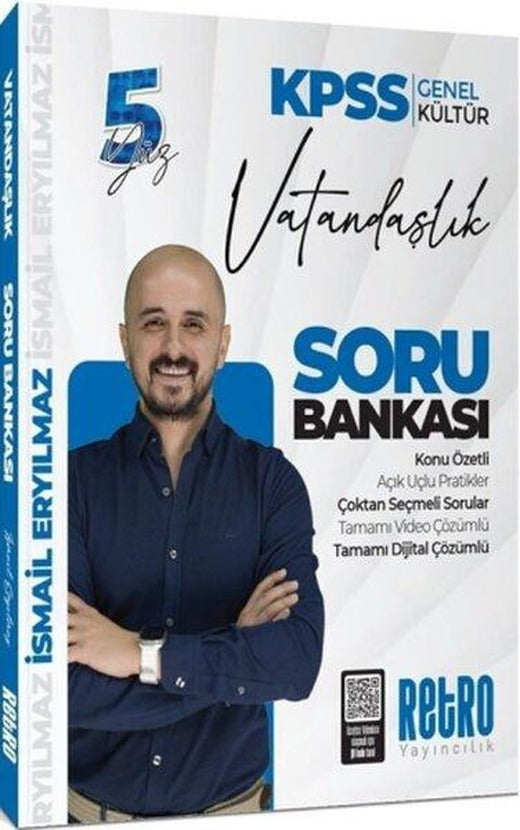 2025 KPSS Genel Kültür Vatandaşlık Soru Bankası | Retro Yayıncılık (İnce Kapak)