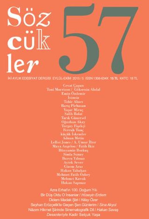 Sözcükler Dergisi Sayı: 57 (Eylül-Ekim 2015) | Sözcükler Yayınları (Ciltsiz)