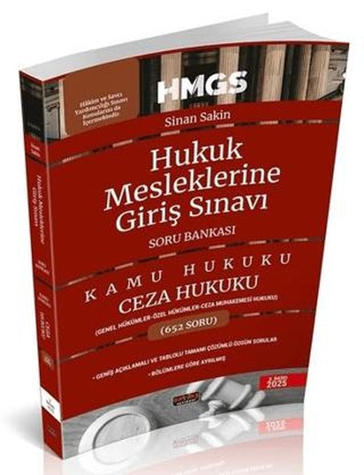HMGS Ceza Hukuku Genel ve Özel Hükümler Soru Bankası | Savaş Yayınevi (Ciltsiz)