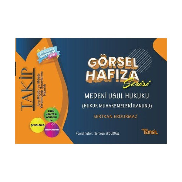 Takip Görsel Hafıza Serisi Medeni Usul Hukuku | Temsil Kitap (Ciltsiz)