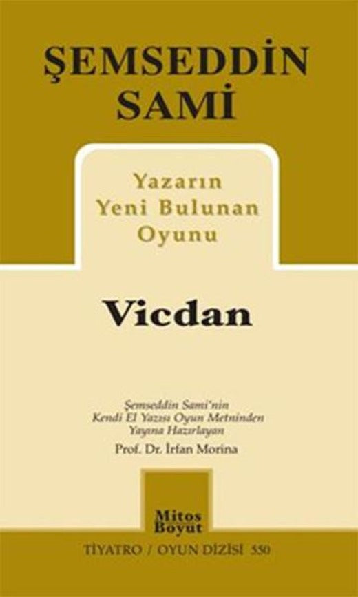 Vicdan | Mitos Boyut Yayınları - Tiyatro Oyun Dizisi (İnce Kapak)