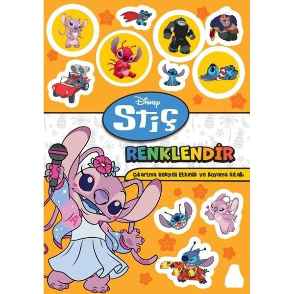 Disney Stiç - Renklendir Boyama Kitabı | Doğan Çocuk (İnce Kapak)