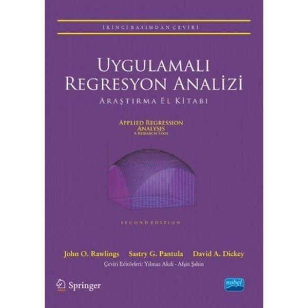 Uygulamalı Regresyon Analizi | Nobel Akademik Yayıncılık - Yayınevi Genel Dizisi (İnce Kapak)