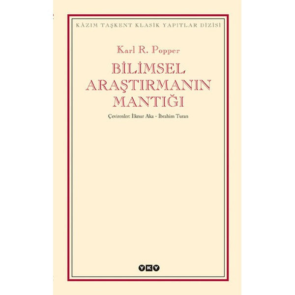 Bilimsel Araştırmanın Mantığı | Yapı Kredi Yayınları