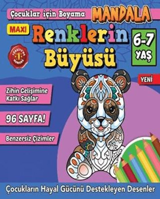 Maxi Mandala Renklerin Büyüsü 7 | Maxi Yayıncılık (Ciltsiz)