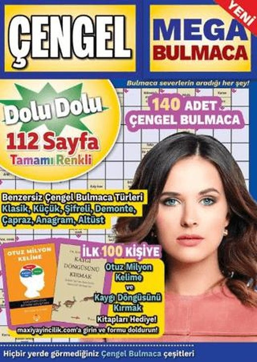 Mega Çengel Bulmaca 22 | Maxi Yayıncılık (Ciltsiz)