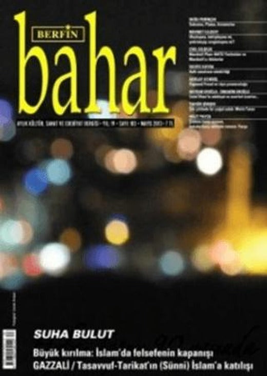 Berfin Bahar Aylık Kültür, Sanat ve Edebiyat Dergisi Sayı: 183 | Berfin Bahar Dergisi (Ciltsiz)