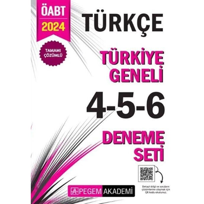 2024 KPSS ÖABT Türkçe Tamamı Çözümlü Türkiye Geneli 4-5-6 (3'lü Deneme Seti)