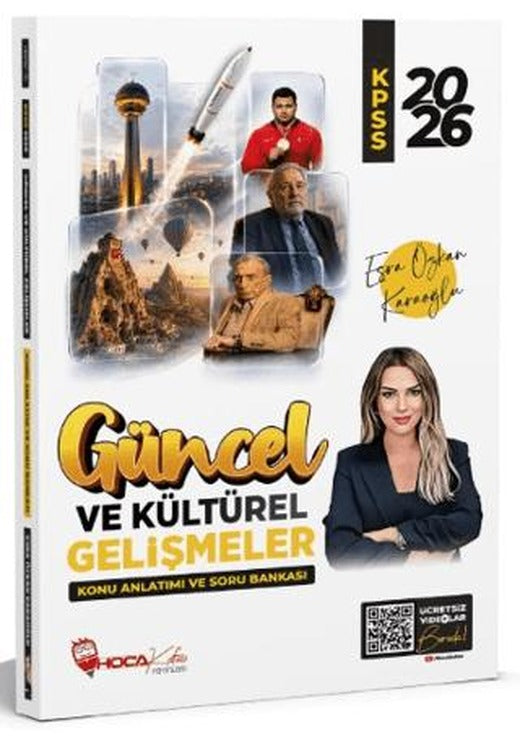 2026 KPSS Güncel ve Kültürel Gelişmeler Konu Anlatımı ve Soru Bankası | Hoca Kafası Yayınları (Ciltsiz)