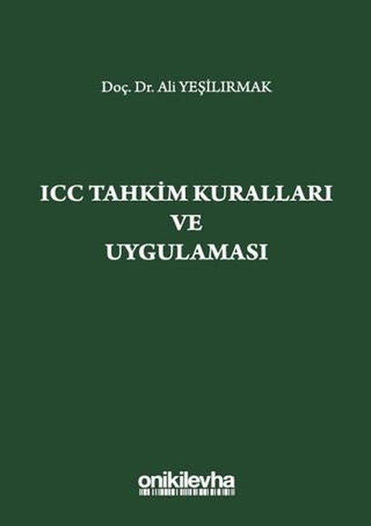 ICC Tahkim Kuralları ve Uygulaması | On İki Levha Yayınları (Ciltsiz)