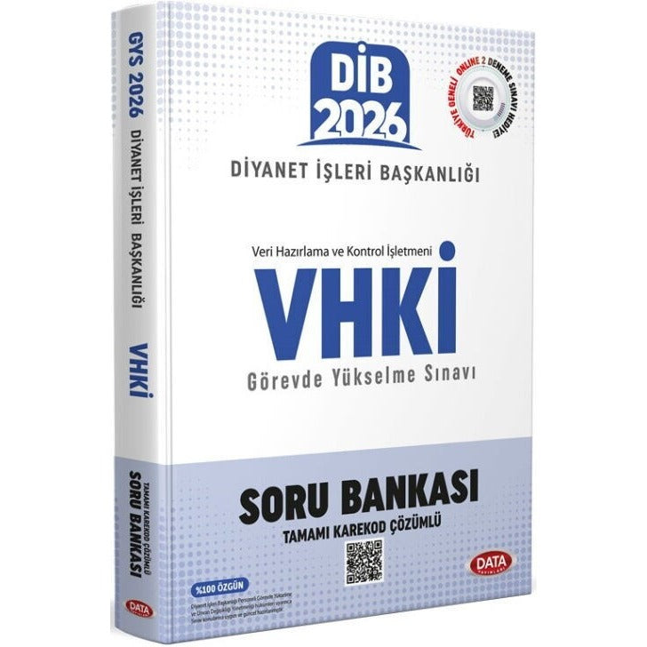 Diyanet İşleri Başkanlığı VHKİ Görevde Yükselme Sınavı Soru Bankası - Karekod Çözümlü | Data Yayınları (Ciltsiz)