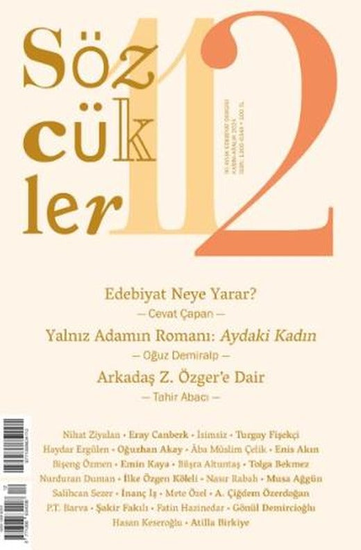 Sözcükler Dergisi 112. Sayı Kasım - Aralık 2024 | Sözcükler Yayınları (Ciltsiz)