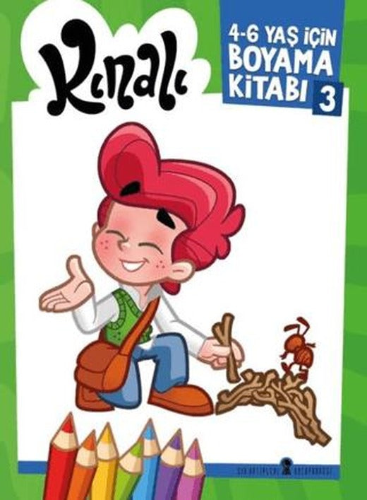 Kınalı 4 - 6 Yaş İçin Boyama Kitabı - 3 | Sır Katipleri (Ciltsiz)