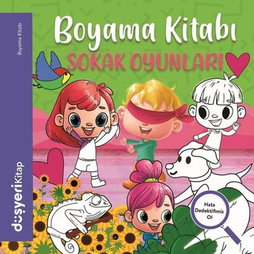 Sokak Oyunları Boyama Kitabı | Düşyeri Yayınları