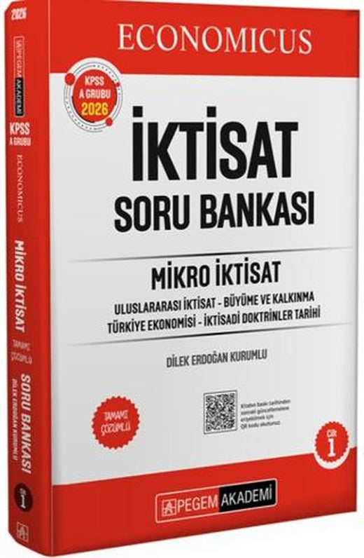KPSS A Grubu Economicus Mikro İktisat Tamamı Çözümlü Soru Bankası (Cilt 1)