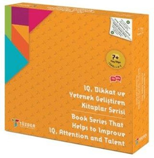 7+ Yaş 9'lu Set - IQ, Dikkat ve Yetenek Geliştiren Kitaplar Serisi | TÜZDER Yayınları (Ciltsiz)