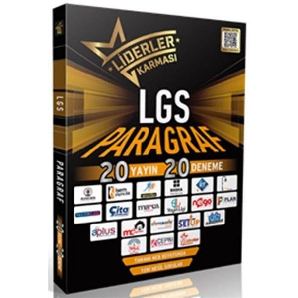 LGS Paragraf Deneme  20 Yayın 20 Deneme | Liderler Karması (İnce Kapak)