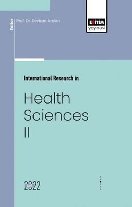 International Research in Health Sciences 2 | Eğitim Yayınevi