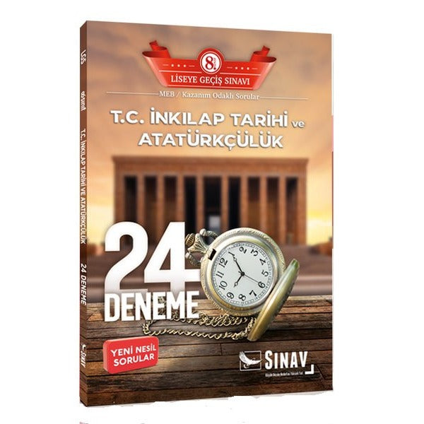 Sınav 8.Sınıf LGS T.C. İnkılap Tarihi ve Atatürkçülük 24 Deneme