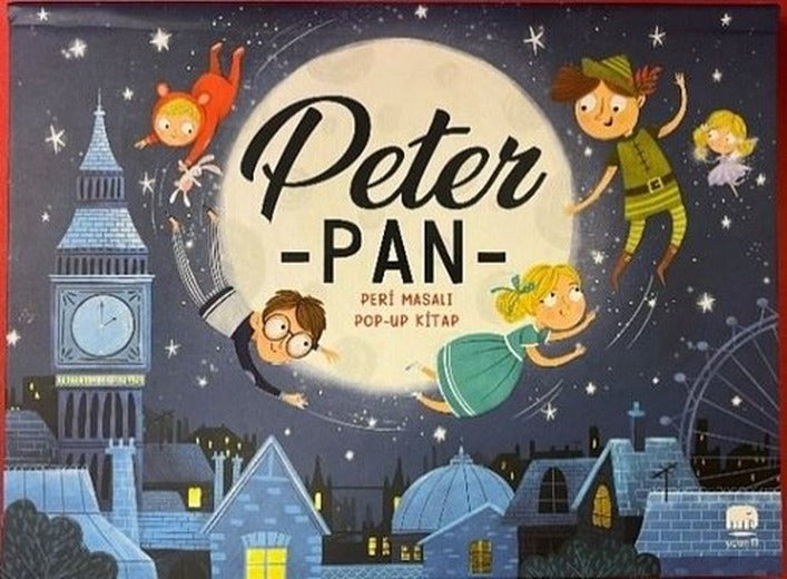 Peter Pan - Peri Masalı Pop - Up Kitap | Uçan Fil (Ciltli )