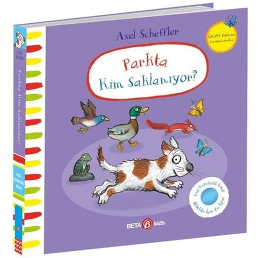 Parkta Kim Saklanıyor? Keçe Kapakçıklı Kitap | Beta Kids