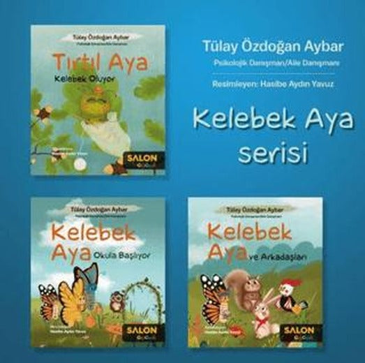 Kelebek Aya Serisi (3 Kitap Takım) | Salon Yayınları - Çocuk (Ciltsiz)