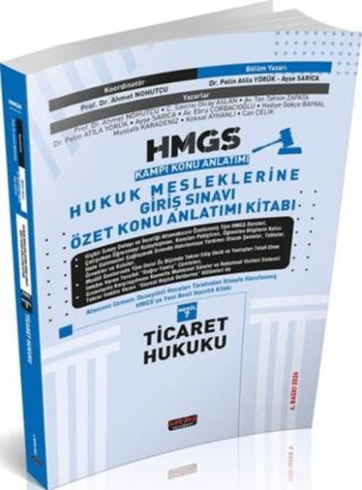 2026 HMGS Ticaret Hukuku Özet Konu Anlatımı | Savaş Yayınevi (Ciltsiz)