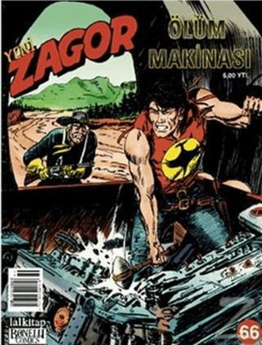 Yeni Zagor Sayı: 66 Ölüm Makinası | Lal Kitap (Ciltsiz)