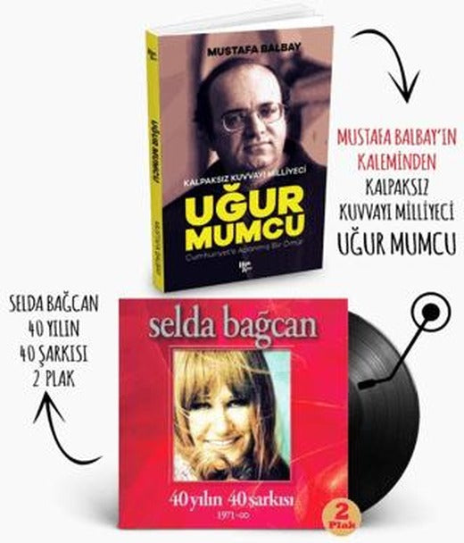 Plaklı Kitaplar - Uğur Mumcu | Plak (Ciltsiz)