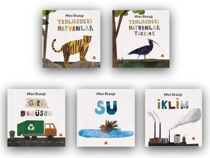 Mini Ekoloji Seti - 5 Kitap Takım | Kumdan Kale