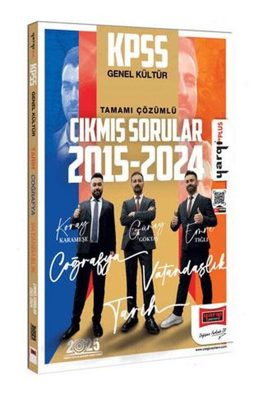 2025 KPSS Genel Kültür 2015-2024 Konularına Göre Düzenlenmiş Tamamı Çözümlü Çıkmış Sorular | Yargı Yayınevi (Ciltsiz)