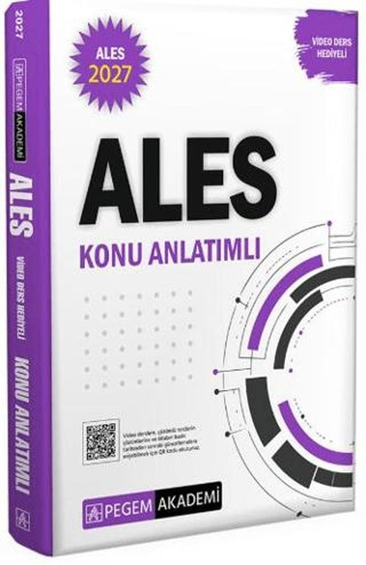 2027 ALES Konu Anlatımlı (Video Ders Hediyeli) | Pegem Akademi Yayıncılık (Ciltsiz)