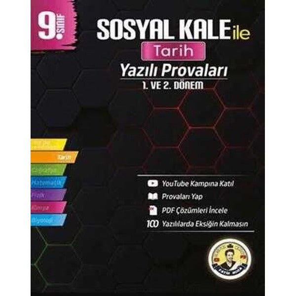 9. Sınıf Tarih Yazılı Provaları | Sosyal Kale Yayınları (İnce Kapak)
