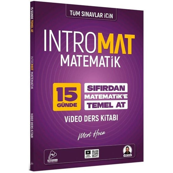 Tüm Sınavlar İçin IntroMat Matematik Video Ders Kitabı Mert Hoca | Mert Hoca Yayınları (İnce Kapak)