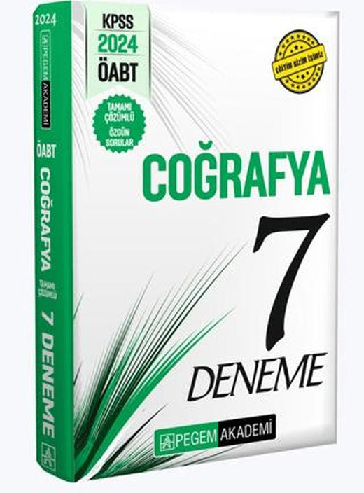 KPSS ÖABT Coğrafya Öğretmenliği Tamamı Çözümlü 7 Deneme