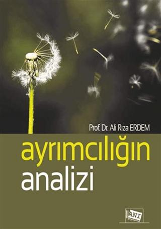 Ayrımcılığın Analizi | Anı Yayıncılık (Ciltsiz)  - Resim 1