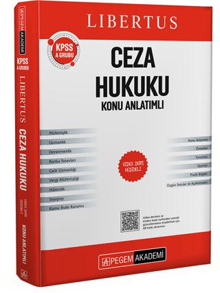 KPSS A Grubu Libertus Ceza Hukuku Konu Anlatımlı | Pegem Akademi Yayıncılık (Ciltsiz)  - Resim 1