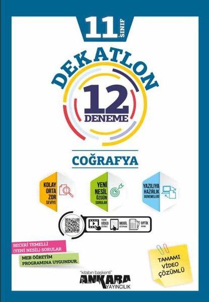 11. Sınıf Coğrafya Dekatlon Denemeleri ( 12 Adet ) | Ankara Yayıncılık (İnce Kapak)  - Resim 1