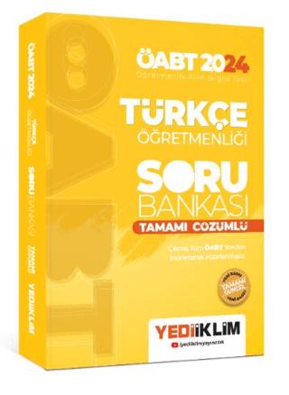 2024 ÖABT Türkçe Öğretmenliği Tamamı Çözümlü Soru Bankası | Yediiklim Yayınları (Ciltsiz)  - Resim 1